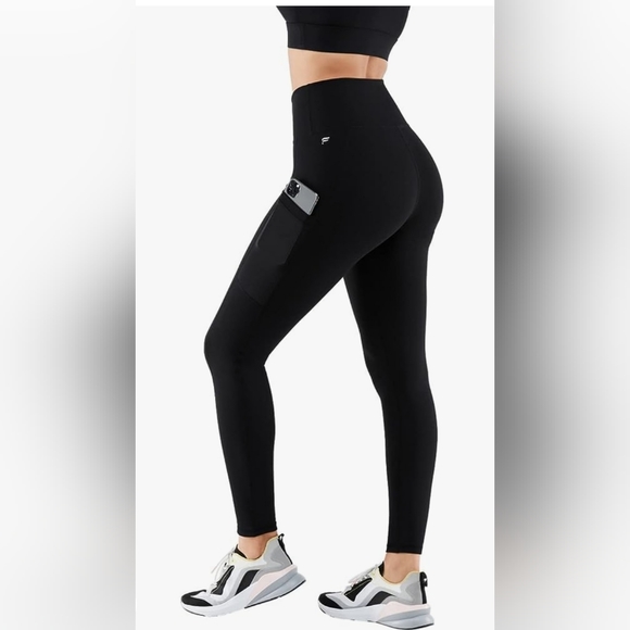 Black Leggings high-waisted - Picture 1 of 3